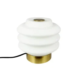 Diva bordlampe, opal/messing