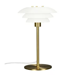 DL20 bordlampe, opal/messing