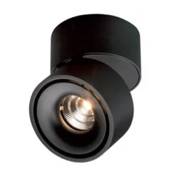 Easy W100 Build On LED spot, sort m. ledningshul