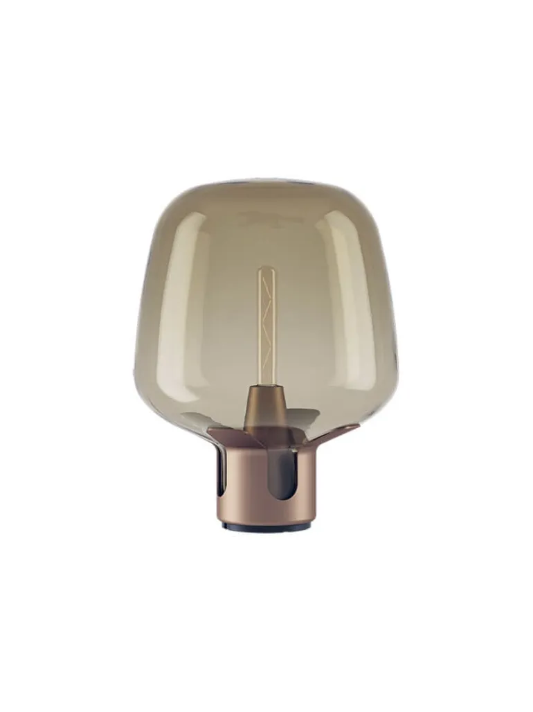 Flar medium bordlampe, terra/honey
