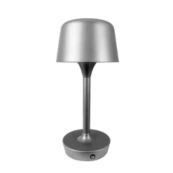 Flow LED bordlampe / batterilampe, grå