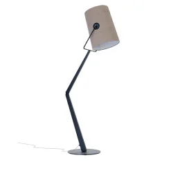 Fork gulvlampe, antrasit/grå