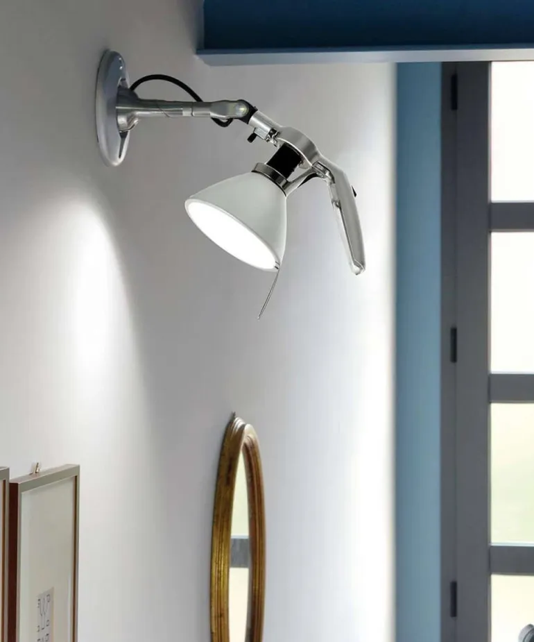 Fortebraccio Ø11 væglampe / loftlampe, hvid