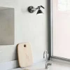 Fortebraccio Ø11 væglampe / loftlampe, sort