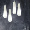 Glass Drop Pendel, Hvid
