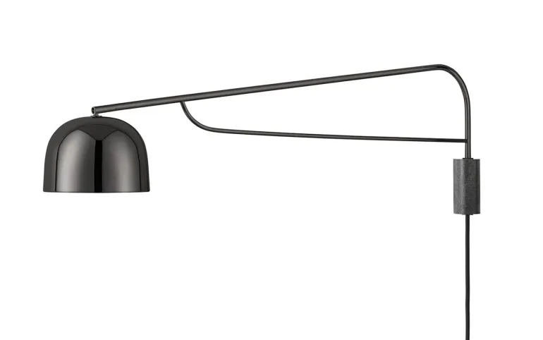 Grant væglampe 111 cm, sort