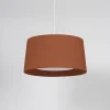 GT5 pendel Ø62, terracotta m/hvidt ophæng