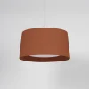 GT5 pendel Ø62, terracotta/sort/hvid