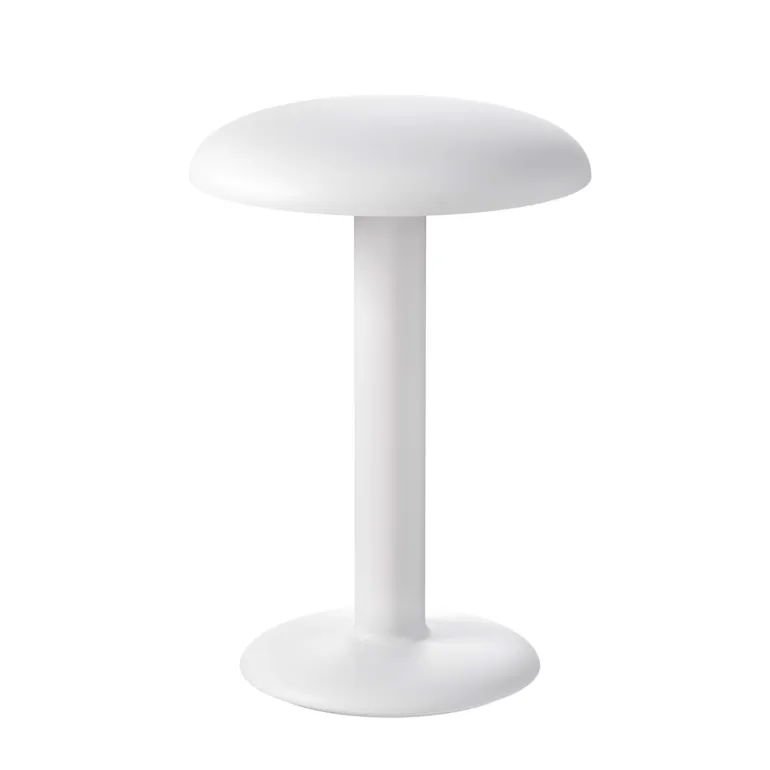 Gustave Bordlampe / Batterilampe, mat hvid