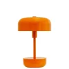 Haipot portable bordlampe/batterilampe, orange