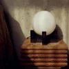 Hito bordlampe / væglampe, sort/opal