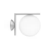IC Light C/W1 udendørs væglampe/loftlampe, børstet rustfrit stål