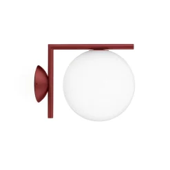 IC Light C/W1 udendørs væglampe/loftlampe, rød