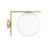 IC Light C/W2 udendørs væglampe/loftlampe, messing