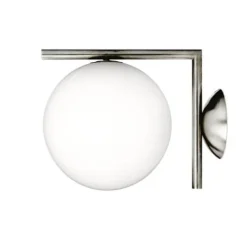 IC Light C/W2 væglampe / loftlampe, krom