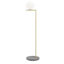 IC Light F1 udendørs gulvlampe, messing/grå lava