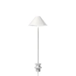 Keglen bordlampe m/pind, hvid