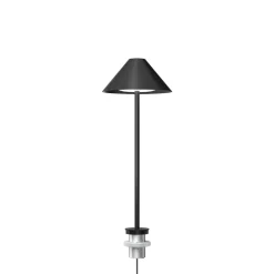 Keglen bordlampe m/pind, sort