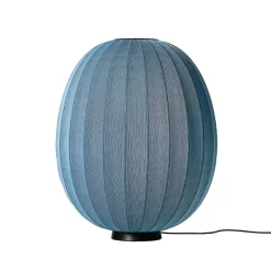 Knit-Wit Ø65 gulvlampe, bluestone