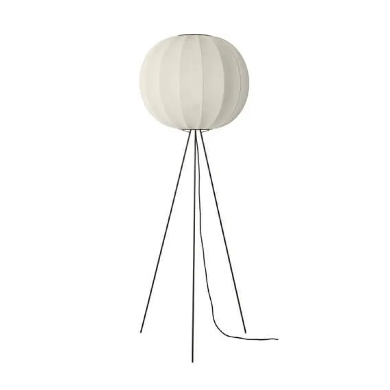 Knit-Wit Ø60 gulvlampe høj, pearl hvid