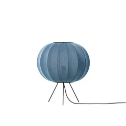 Knit-Wit Ø45 gulvlampe lav, bluestone