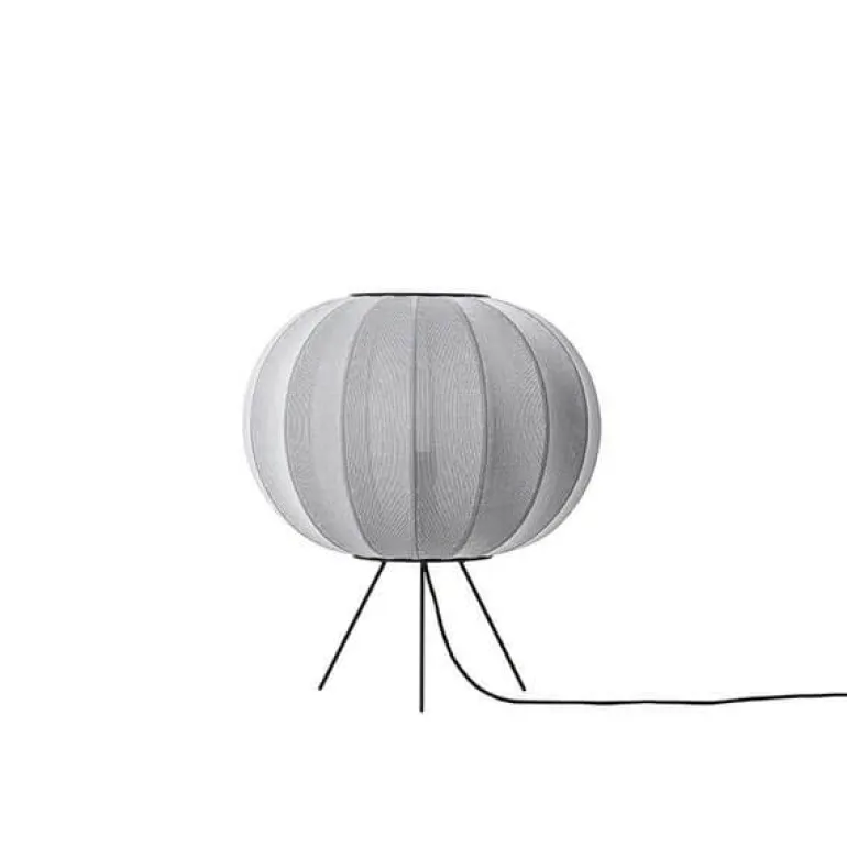 Knit-Wit Ø45 gulvlampe lav, sølv