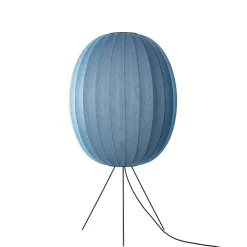 Knit-Wit Ø65 gulvlampe medium, bluestone
