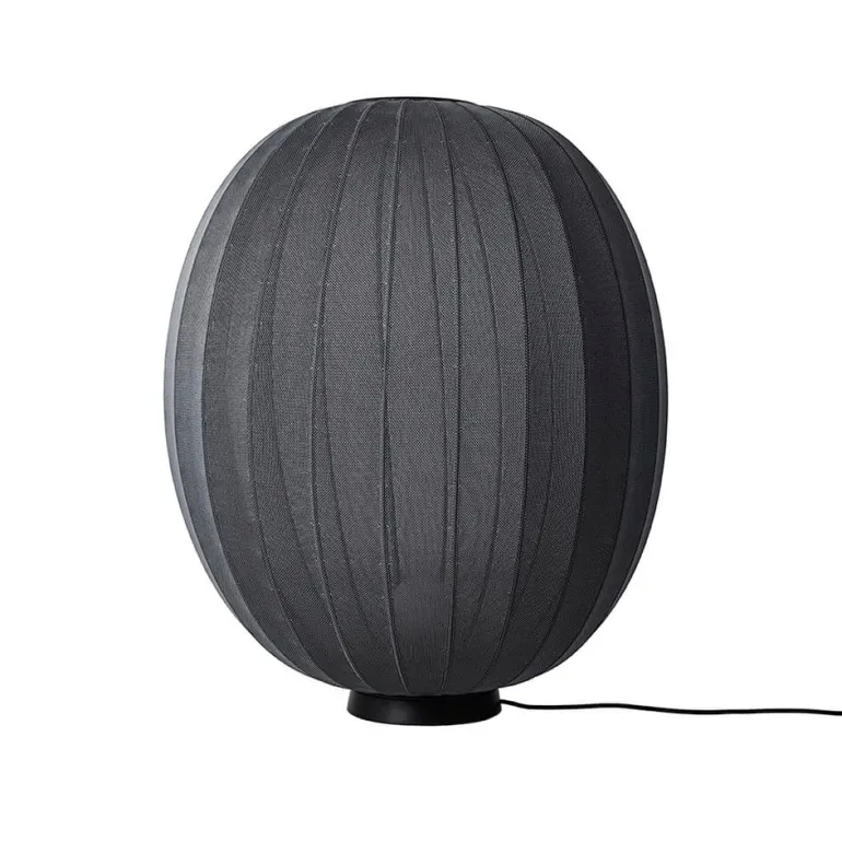 Knit-Wit Ø65 gulvlampe, sort