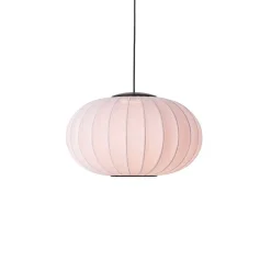 Knit-Wit Ø57 oval pendel LED, lys pink