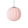 Knit-Wit Ø60 rund pendel LED, lys pink