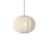 Knit-Wit Ø45 rund pendel, pearl hvid
