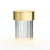 Last Order Bordlampe Riflet, messing