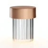 Last Order Bordlampe Riflet, satin kobber