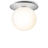 Liila 1 large væglampe / loftlampe IP44, light silver/opal