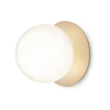 Liila 1 large væglampe / loftlampe IP44, nordic guld/opal