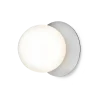Liila 1 medium væglampe / loftlampe IP44, light silver/opal