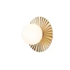 Liila Muuse væglampe / loftlampe small, Nordic guld/opal