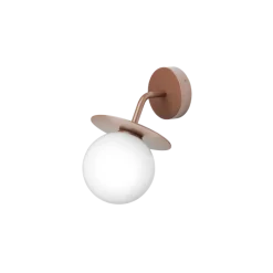 Liila Outdoor væglampe, mørk bronze/opal