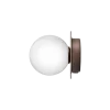 Liila 1 Small væglampe / loftlampe IP44, mørk bronze/opal