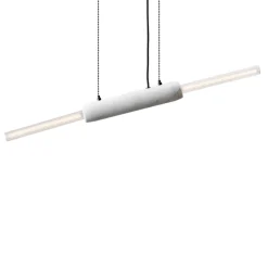 Limbo pendel, carrara marmor/hvid