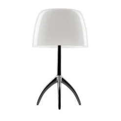 Lumiere Grande, hvid/sort krom med dæmper