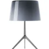 Lumiere XXL bordlampe, aluminium/grå