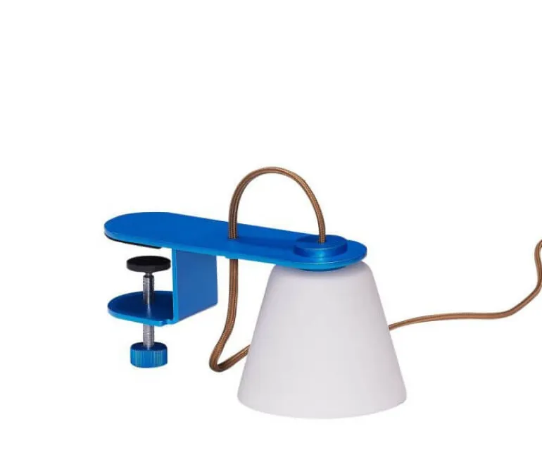Lure væglampe, metallic blå