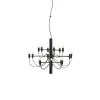 2097/18 lysekrone LED, sort