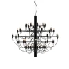 2097/50 lysekrone LED, sort