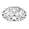 Mesh loftlampe Ø72, sort