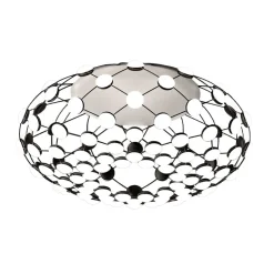 Mesh loftlampe Ø72, sort