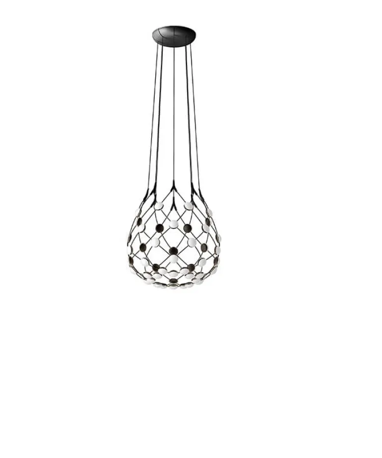 Mesh pendel Ø55 / 1 m ledning, sort