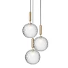 Miira 3 Large pendel, messing/klar