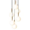 Miira 6 Large pendel, messing/opal